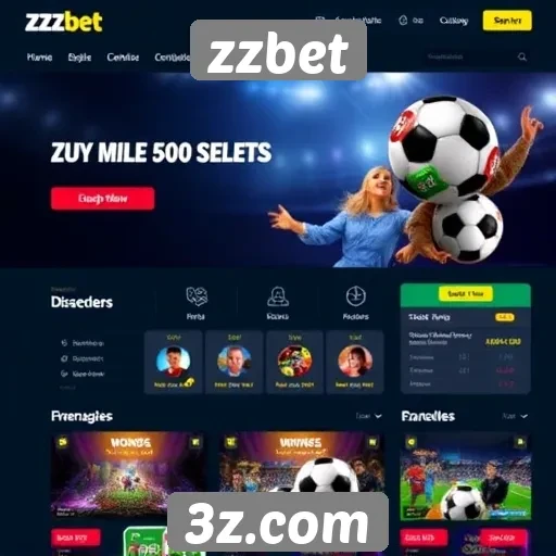 Acessibilidade e design do site zzbet